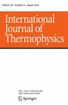 INTERNATIONAL JOURNAL OF THERMOPHYSICS封面